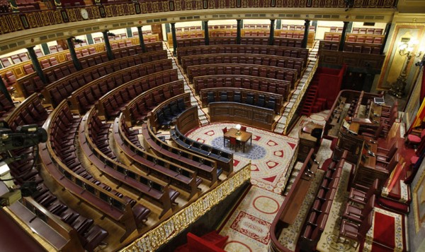HEMICICLO CONGRESO DE LOS DIPUTADOS VACIO  VISTA GENERAL Y PANORAMICA Congreso
