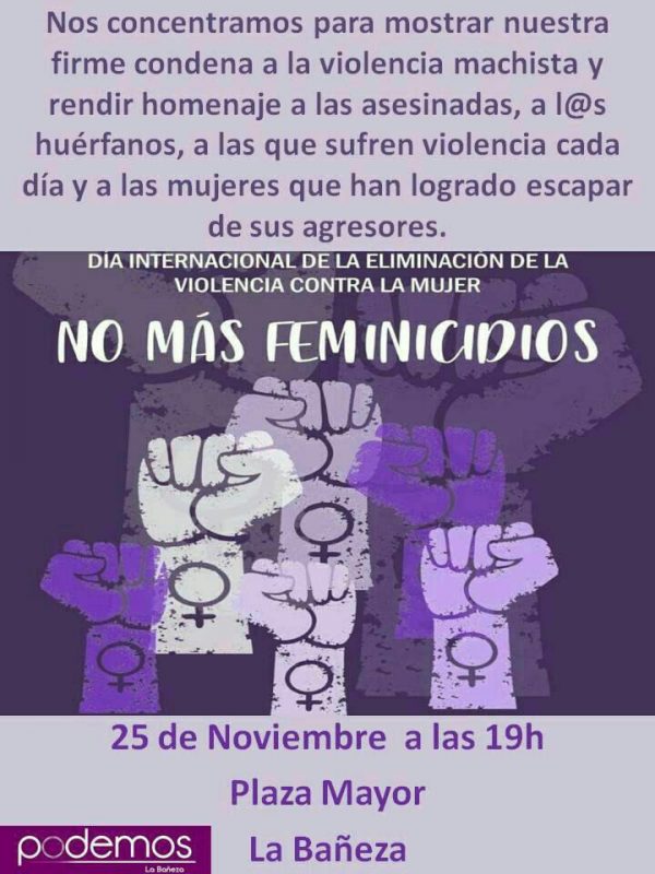 181125-Dia-Internacional-Violencia-Mujer-LaBaneza 181125-Dia-Internacional-Violencia-Mujer-LaBaneza