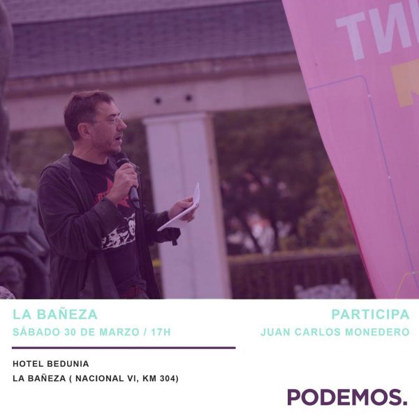 Monedero-PodemosLaBaneza Monedero-PodemosLaBaneza